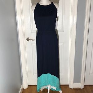 Loveappella Aveeva knit hi-low maxi dress